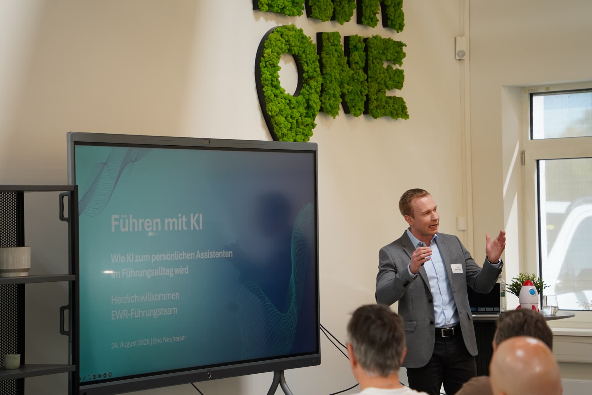 Eric Neuheiser bei einem AI Leadership Workshop
